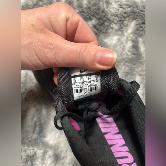 Nike Flex 2017 Run Women’s Size 10 Black & Purple (898476-014) - Picture 6 of 6